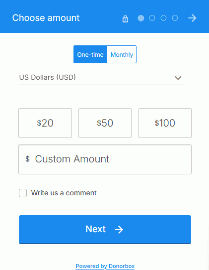 Donation Form Preview